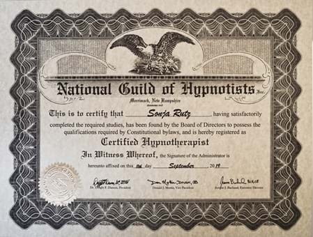 Hypnose-Aadorf - Diplom Certified Hypnotherapist National Guild of Hypnotists, Sonja Rutz